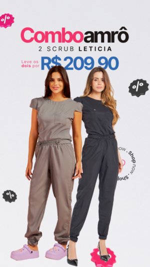 Kit 2 Scrubs Letícia
